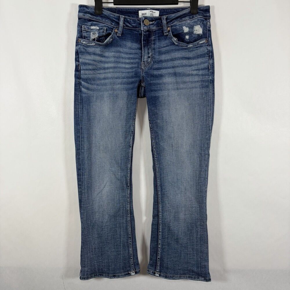 BKE Stella Slim Fit Low Rise Bootcut Jeans Womens Size 28x33.5 (28x27 Actual)